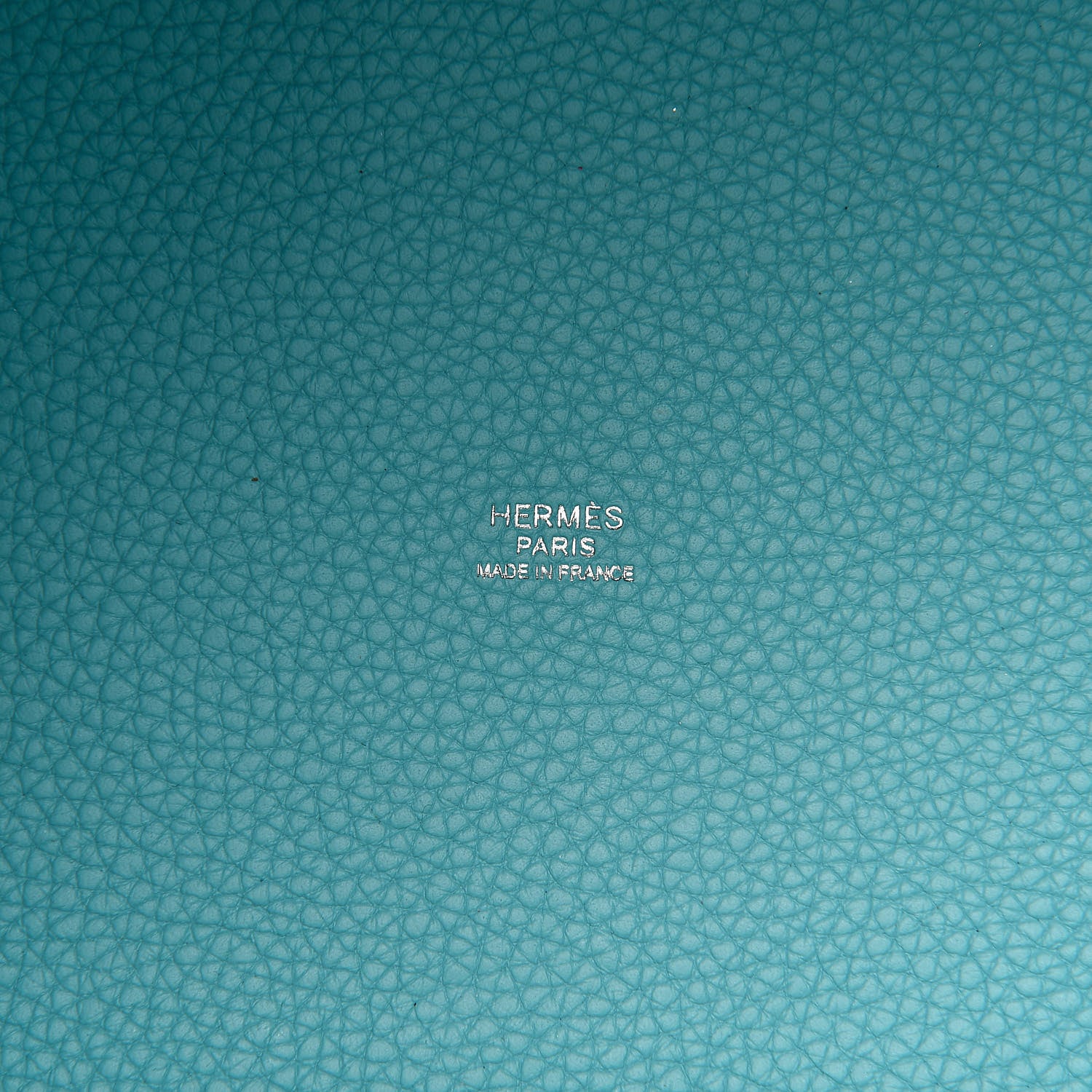 Hermes Taurillon Clemence Swift Picotin Lock 22 MM Bleu Atoll 6 of 10