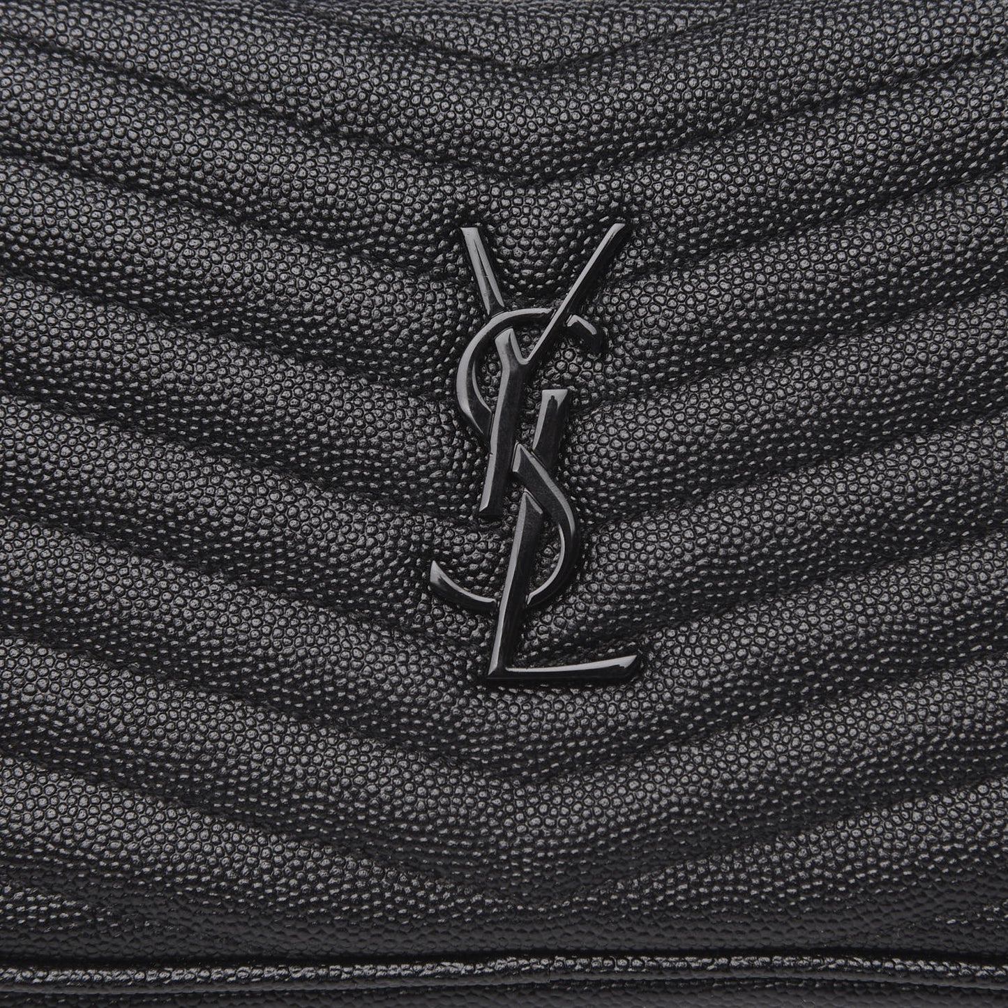 Grain De Poudre Matelasse Monogram Mini Lou Camera Bag Black