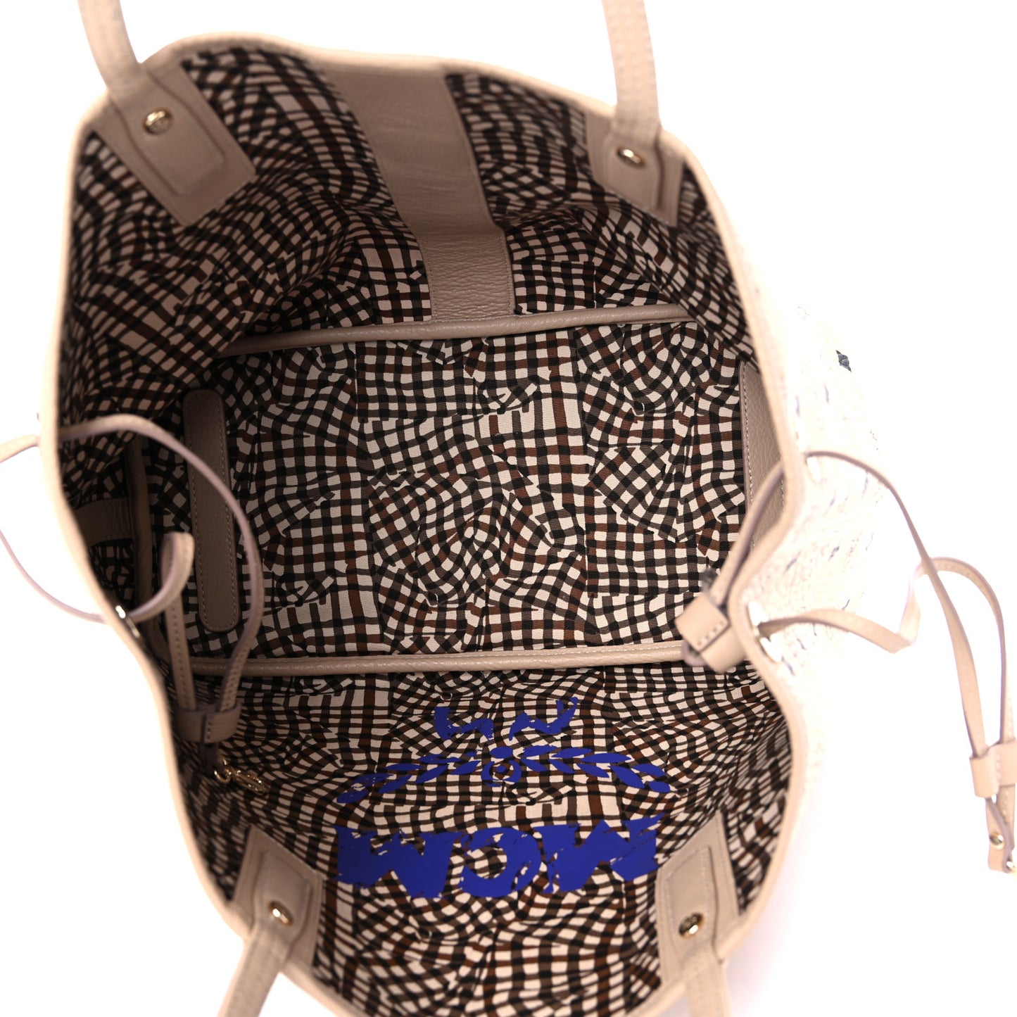 Visetos Medium Liz Reversible Shopper Tote Beige