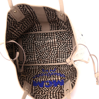 MCM Visetos Medium Liz Reversible Shopper Tote Beige 4 of 10