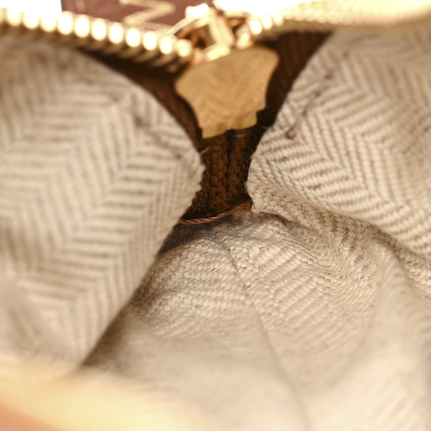 Loewe Jacquard Anagram Calfskin Small Cubi Bag Tan Pecan 12 of 13