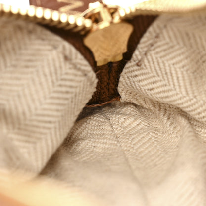 Loewe Jacquard Anagram Calfskin Small Cubi Bag Tan Pecan 12 of 13