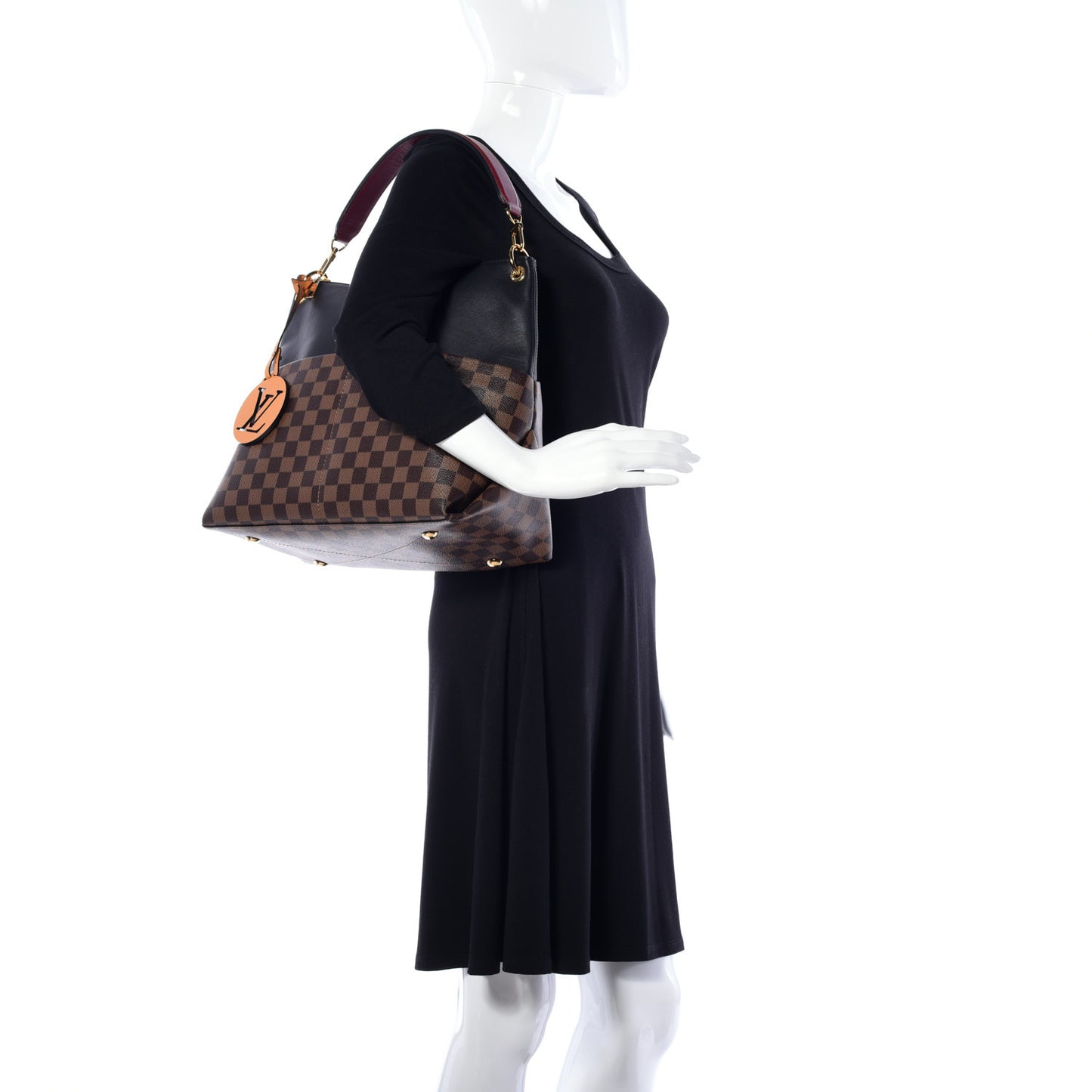 Damier Ebene Calfskin Maida Black