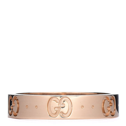 Gucci 18K Yellow Gold 4mm Icon Thin Band Ring 52 6 1 of 7