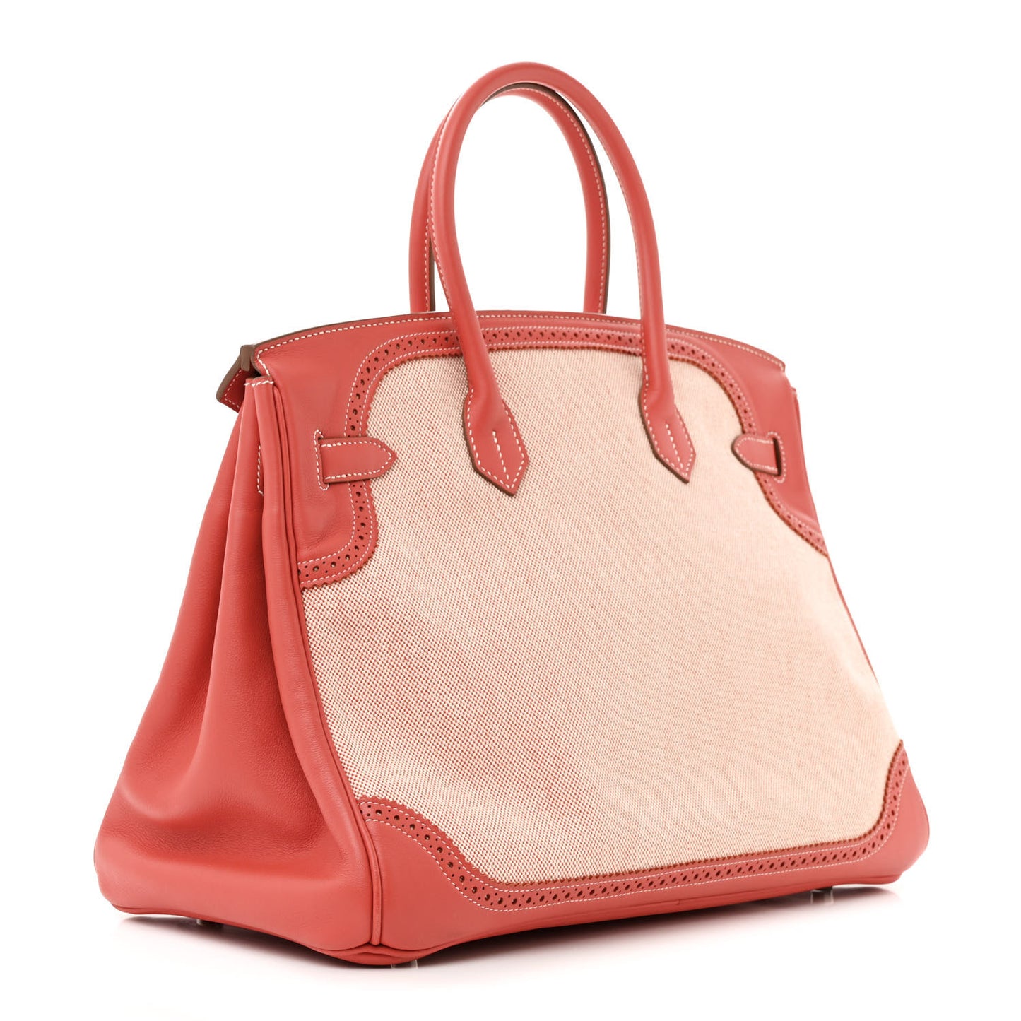 Swift Toile Ghillies Birkin 35 Rosy