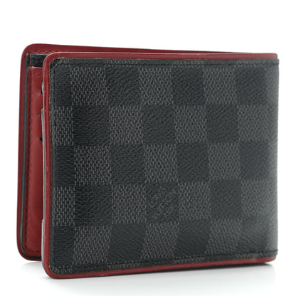 Louis Vuitton Damier Graphite Multiple Wallet Bordeaux 3 of 7