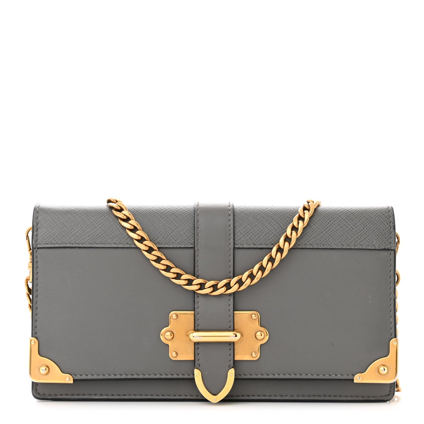 City Calfskin Saffiano Cahier Pochette Marmo