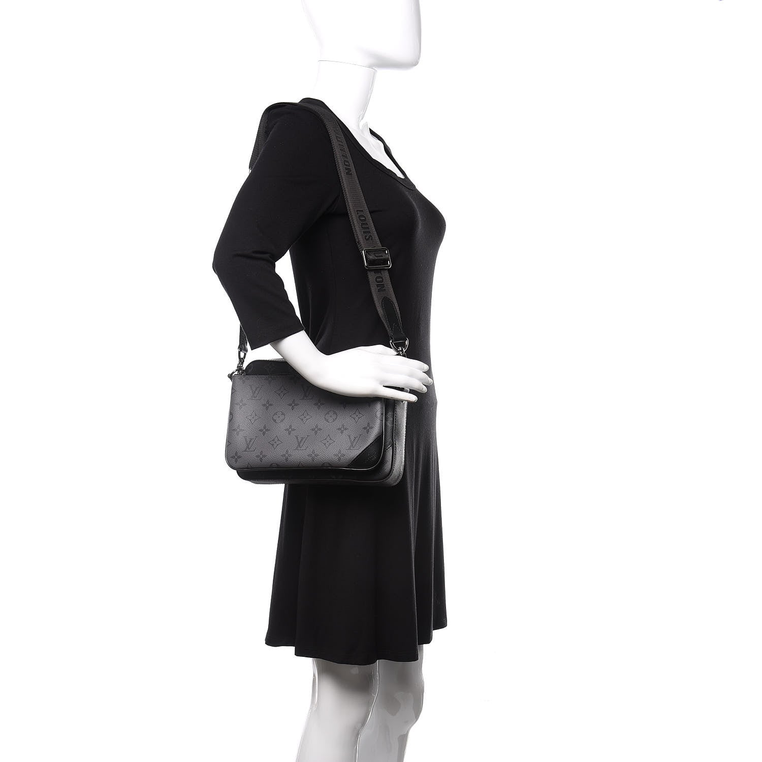 Louis Vuitton Reverse Monogram Eclipse Trio Messenger 2 of 9