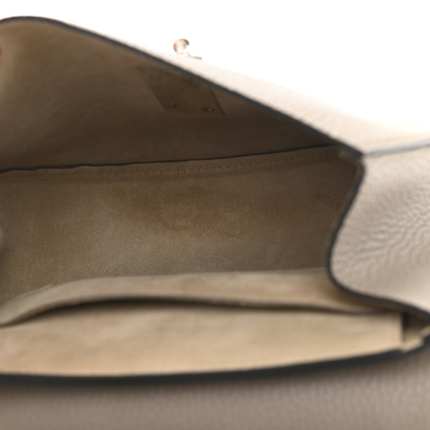 Grained Lambskin Drew Shoulder Bag Motty Grey