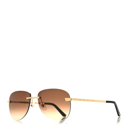 Cartier Metal Rimless CT0035RS Sunglasses Gold 1 of 7