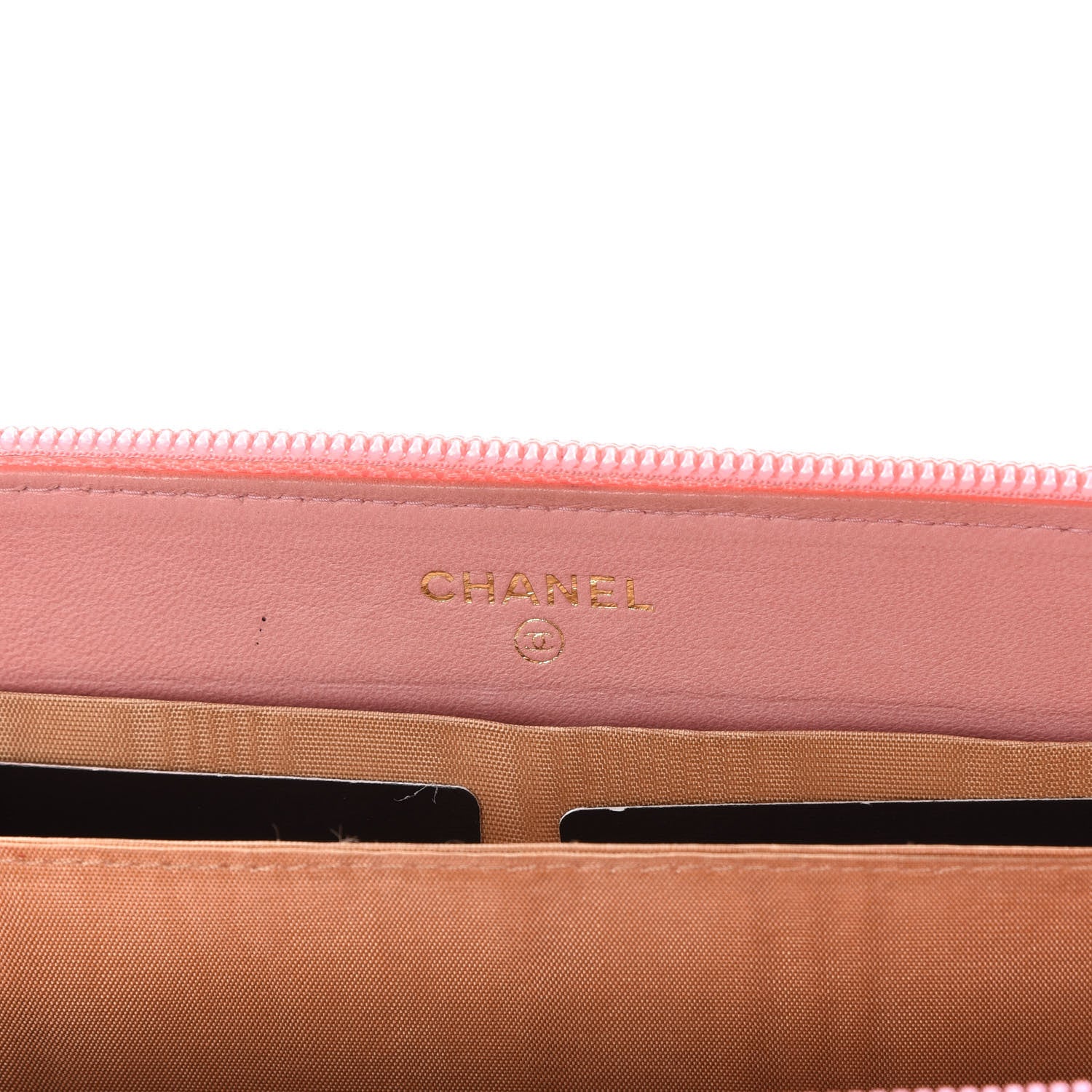 Chanel Caviar Large Timeless CC Zip Around Wallet Pink 9 of 12
