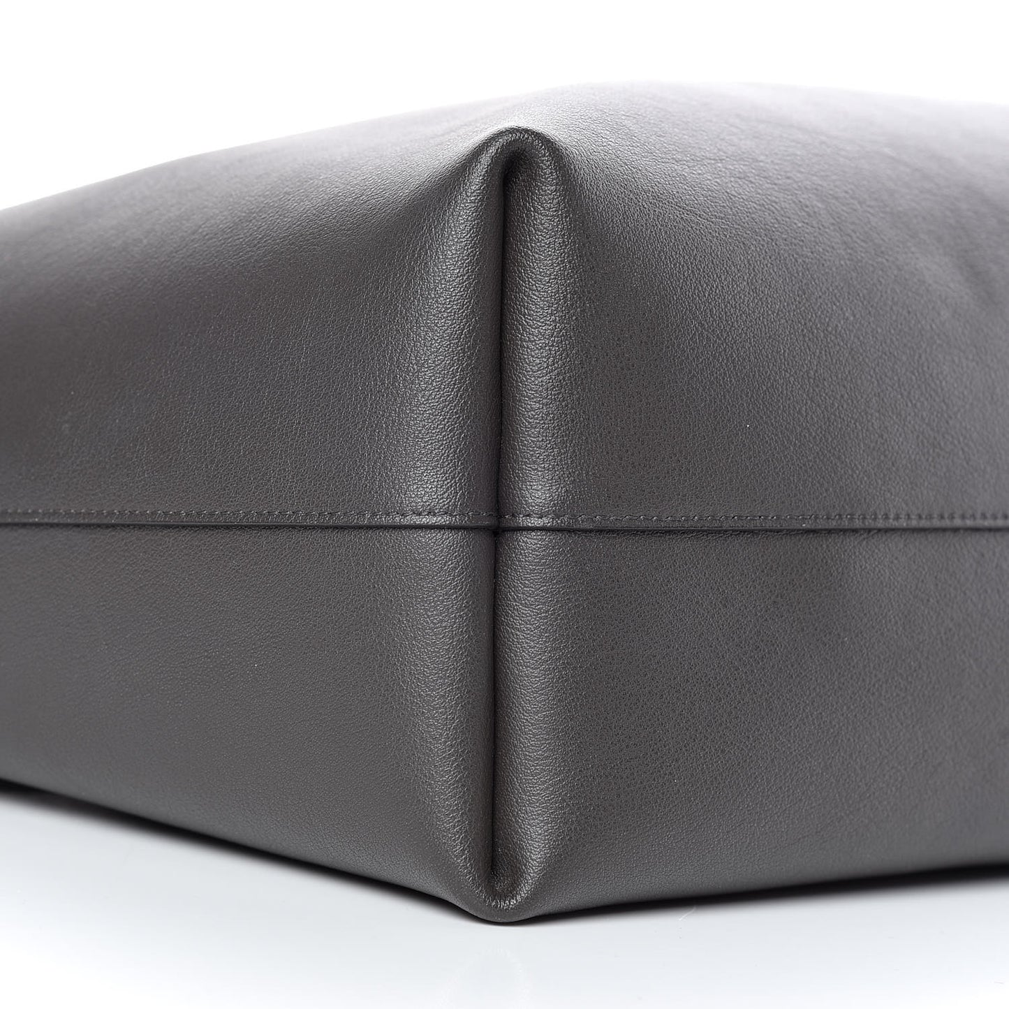 Calfskin Large Shopping Tote Dark Grey