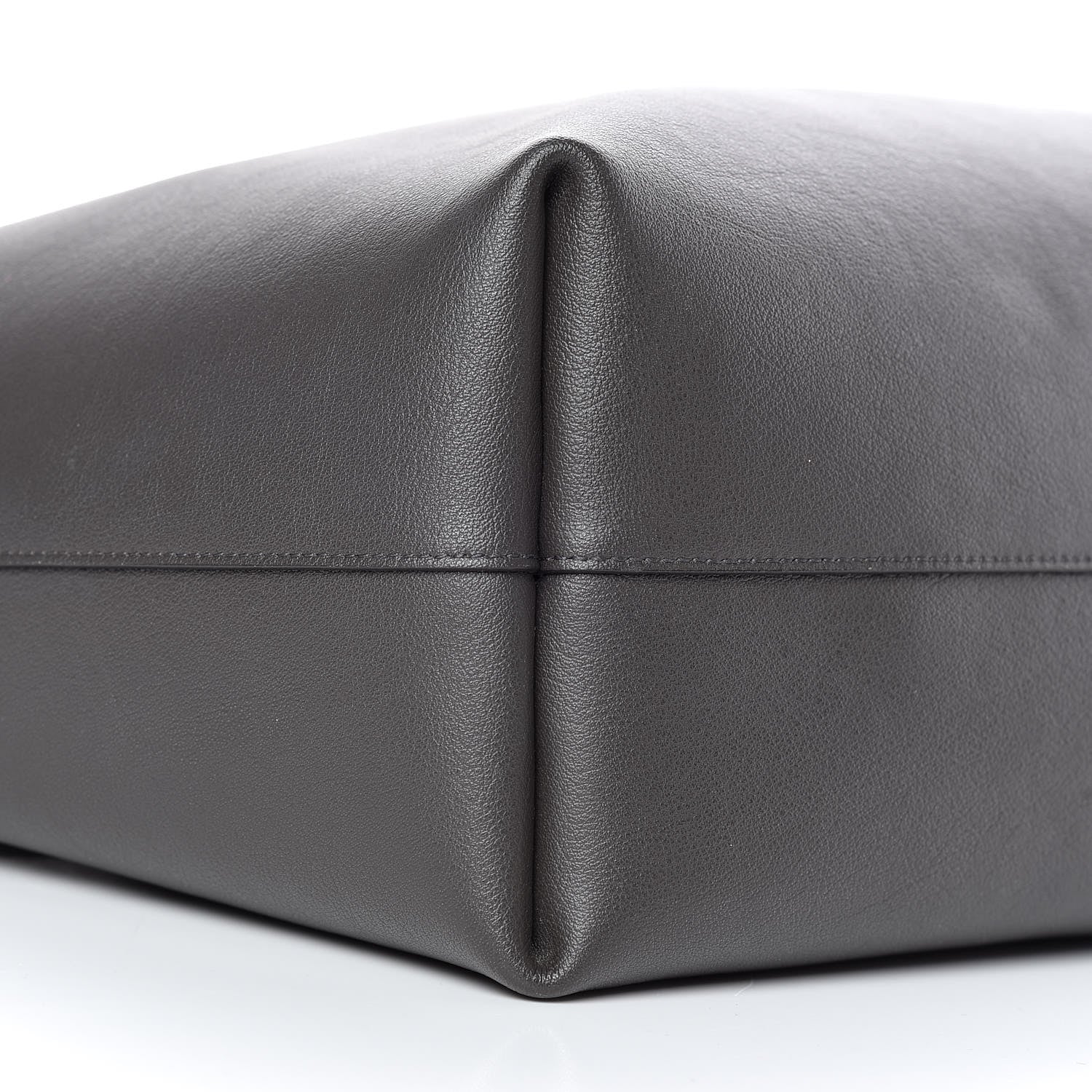 Saint Laurent Calfskin Large Shopping Tote Dark Grey 6 of 12
