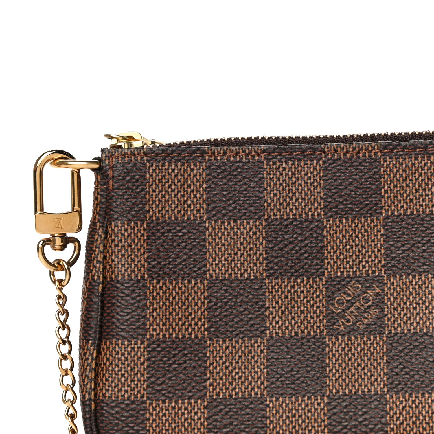 Louis Vuitton Damier Ebene Mini Pochette Accessories 8 of 10