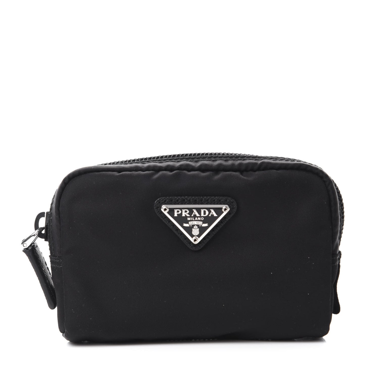Nylon Vela Cosmetic Pouch Black