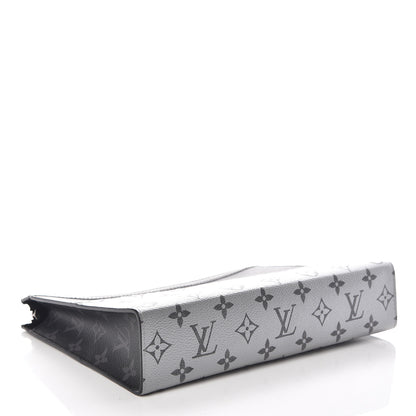 Louis Vuitton Monogram Eclipse Split Pochette Voyage MM 4 of 9