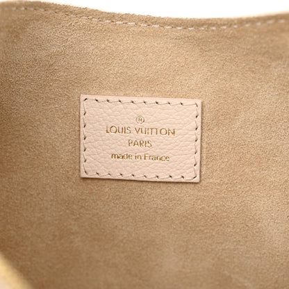 Louis Vuitton Grained Calfskin Low Key Shoulder Bag Limestone Gray 6 of 9