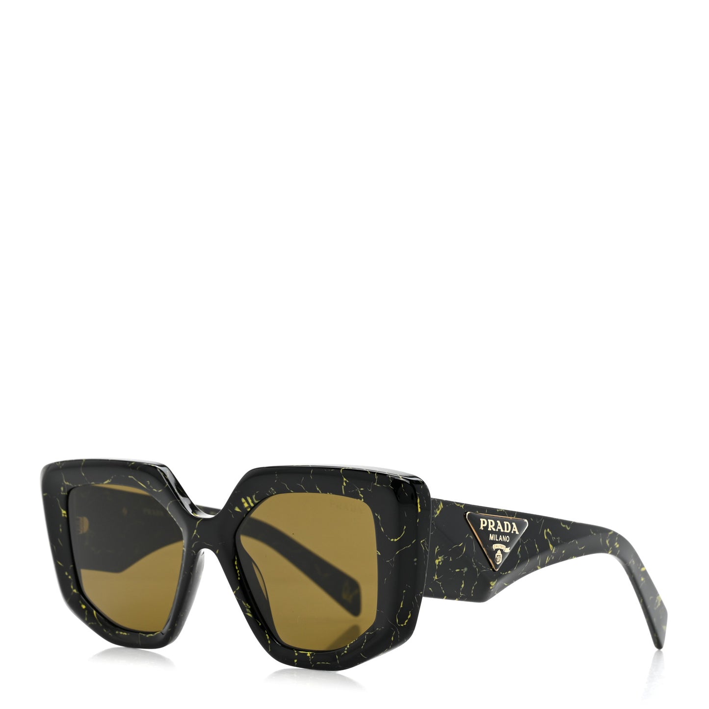 Acetate Symbole Sunglasses SPR 14Z Black Marble