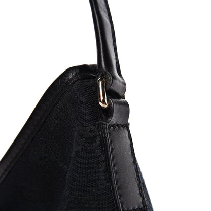 Gucci Monogram Medium New Britt Hobo Black 10 of 13