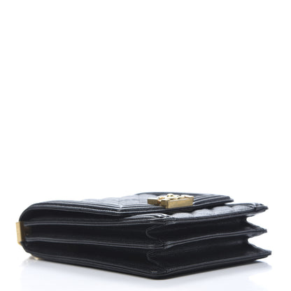 Chanel Caviar Quilted North South Boy Flap Black 4 of 11