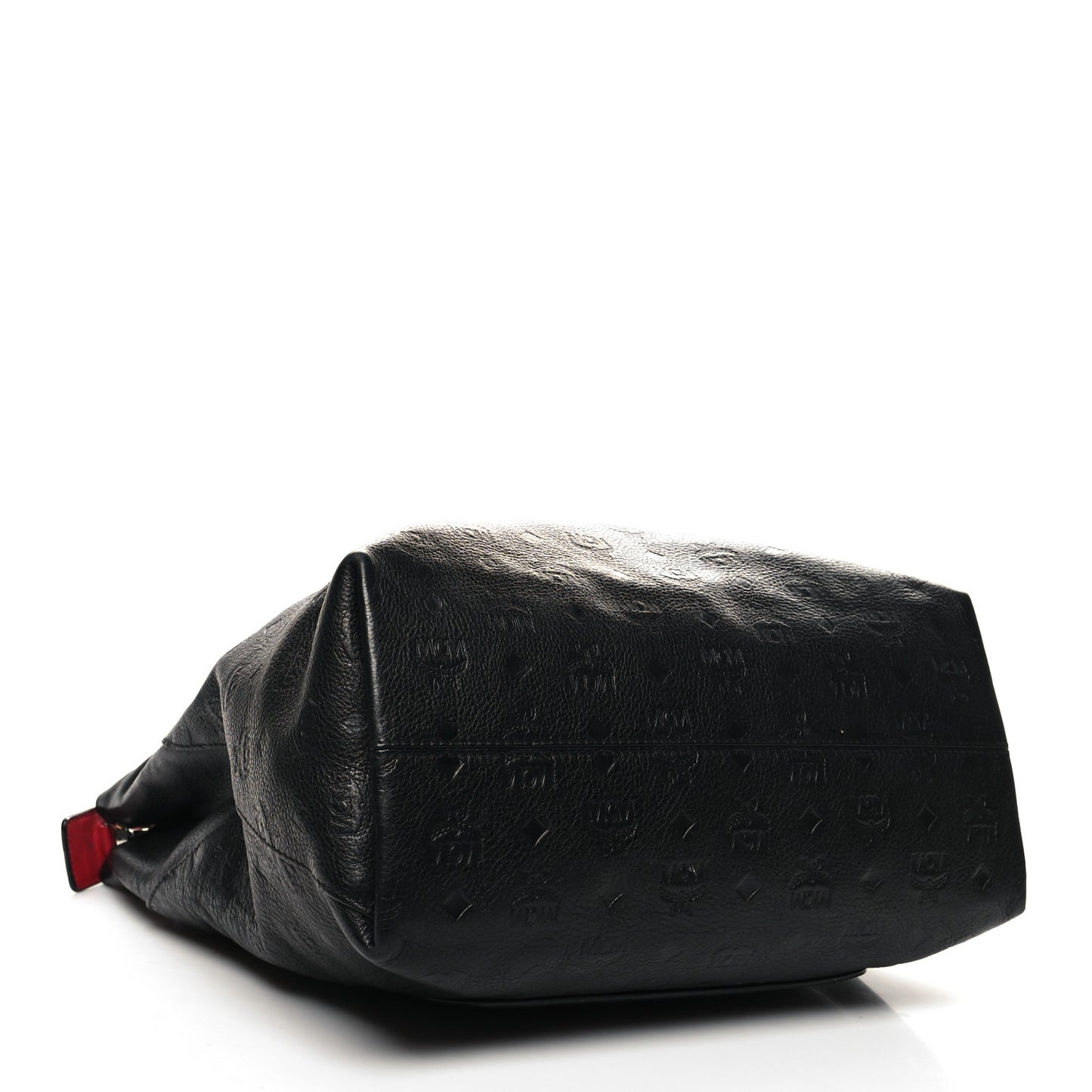 Calfskin Ottomar Monogram Large Klara Hobo Black Red