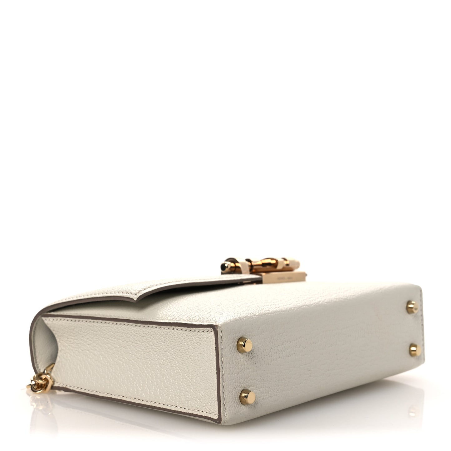 Chevre Mysore Mini Verrou Chaine Bag Craie