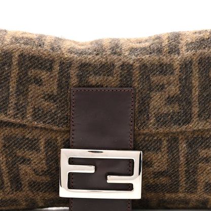 Fendi Wool Zucca Baguette Tobacco 7 of 9