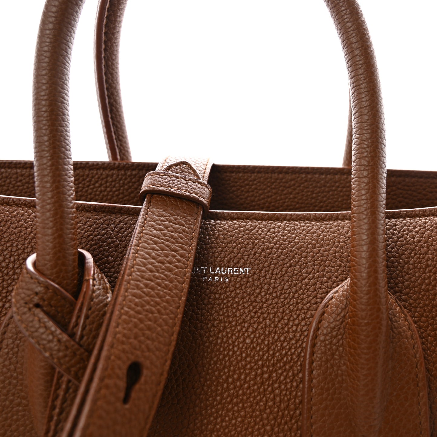 Grained Calfskin Small Supple Sac De Jour Moka