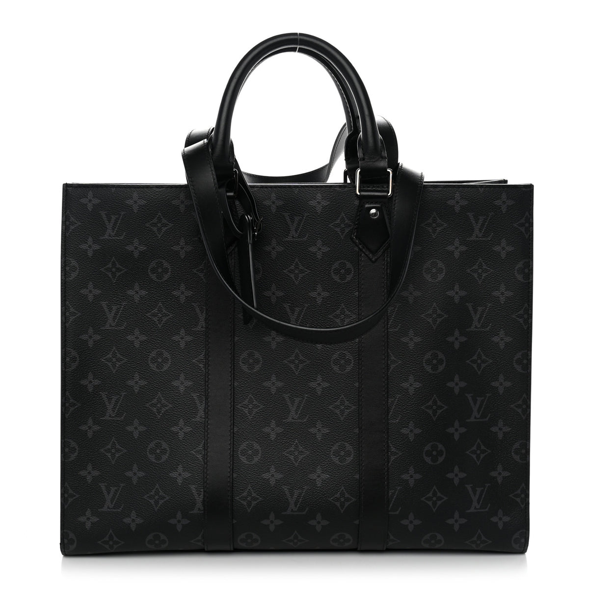 Louis Vuitton Monogram Eclipse Sac Plat 24H 1 of 9