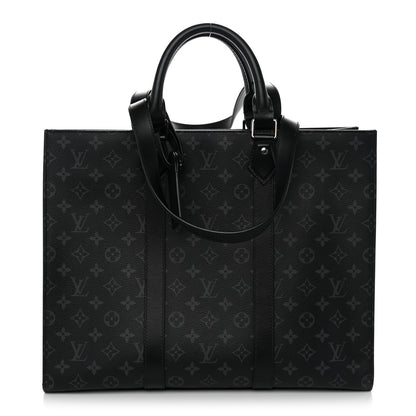 Louis Vuitton Monogram Eclipse Sac Plat 24H 1 of 9