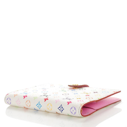 Louis Vuitton Monogram Multicolor Small Ring Agenda Cover White Litchi 4 of 8