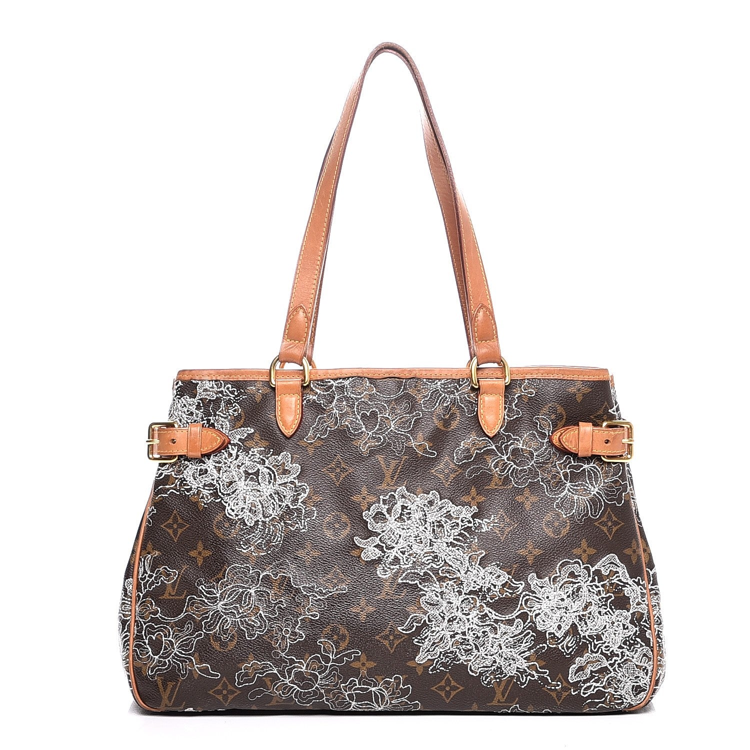 Louis Vuitton Monogram Dentelle Batignolles Horizontal Silver 1 of 14