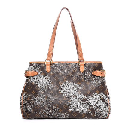 Louis Vuitton Monogram Dentelle Batignolles Horizontal Silver 1 of 14