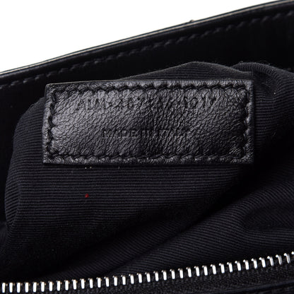 Saint Laurent Calfskin Y Quilted Monogram Medium Loulou Chain Satchel Black 6 of 9