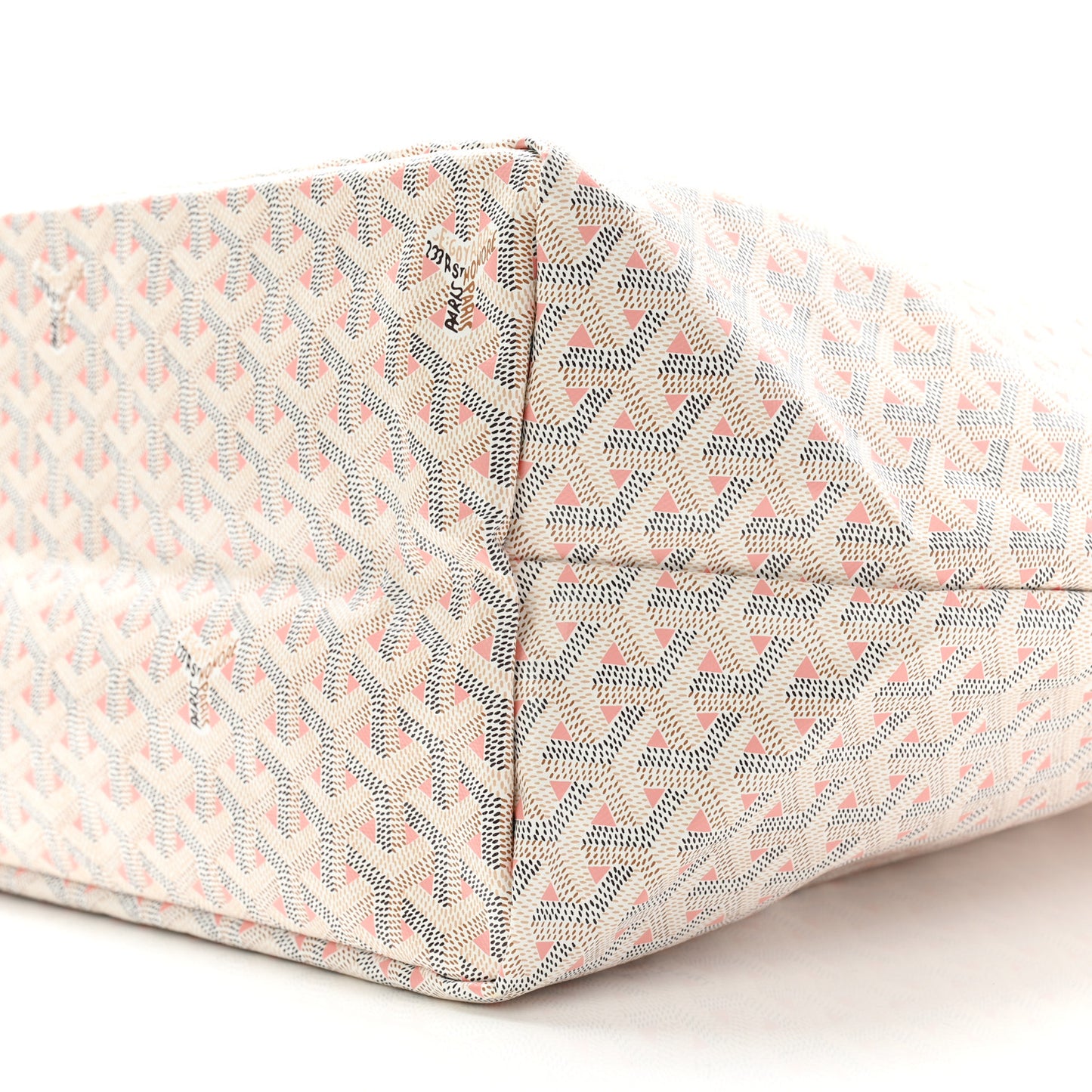 Goyardine Saint Louis Claire Voie GM White Pink