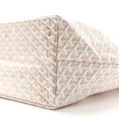 Goyard Goyardine Saint Louis Claire Voie GM White Pink 11 of 11