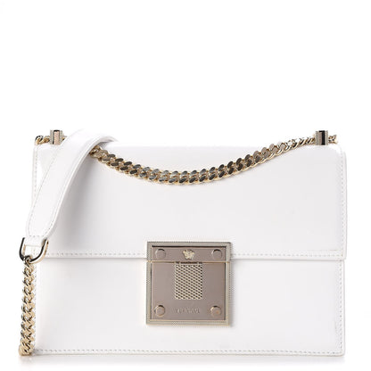 Versace Patent Large Diamante Flap White 1 of 12