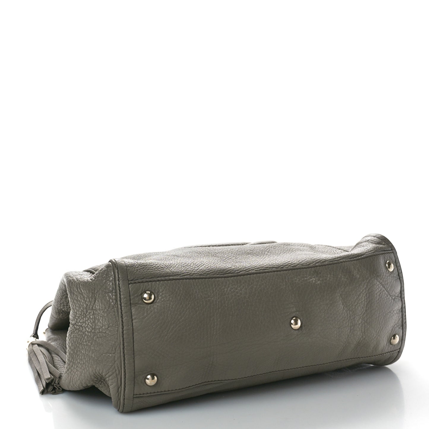 Pebbled Calfskin Medium Soho Shoulder Bag New Fango