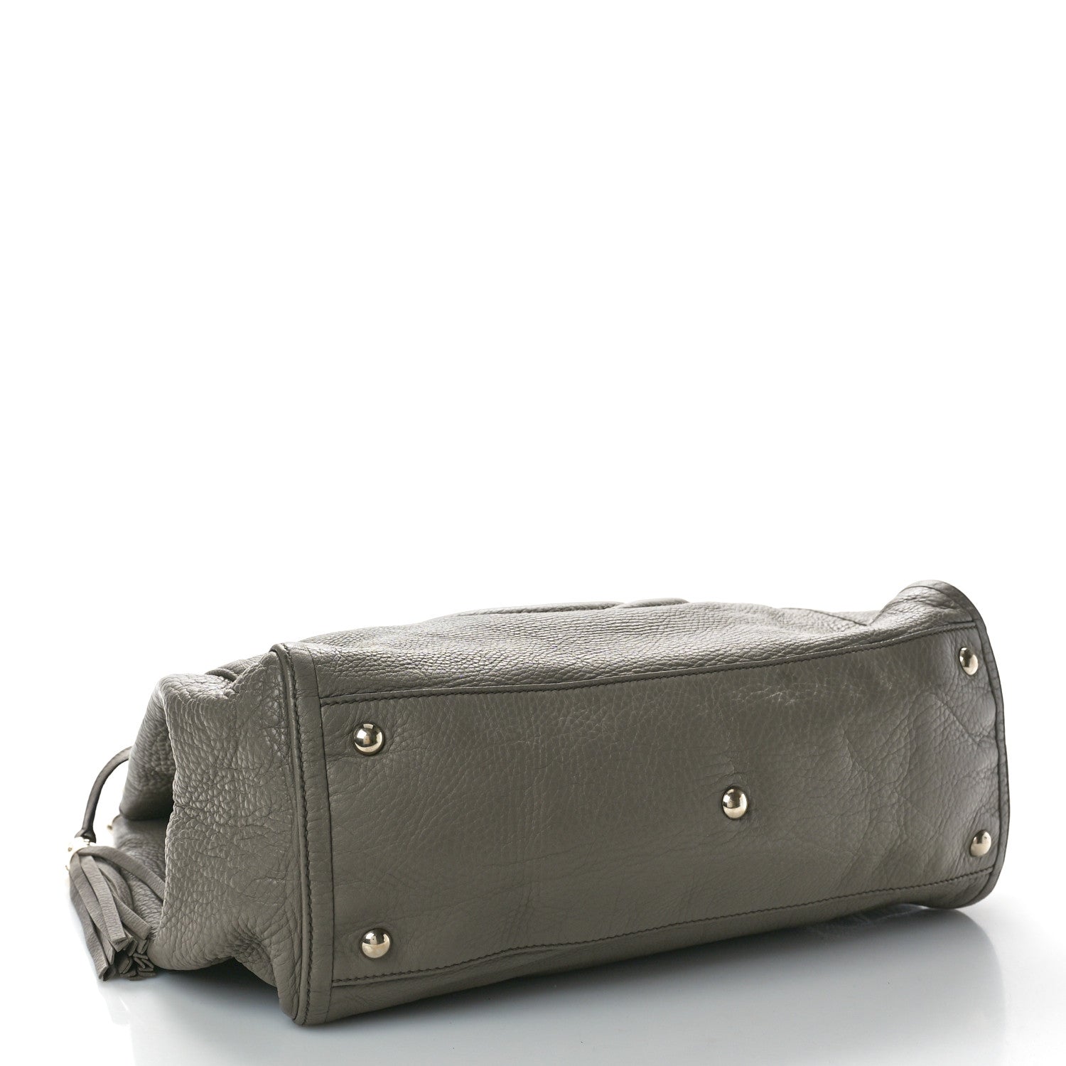 Gucci Pebbled Calfskin Medium Soho Shoulder Bag New Fango 4 of 10