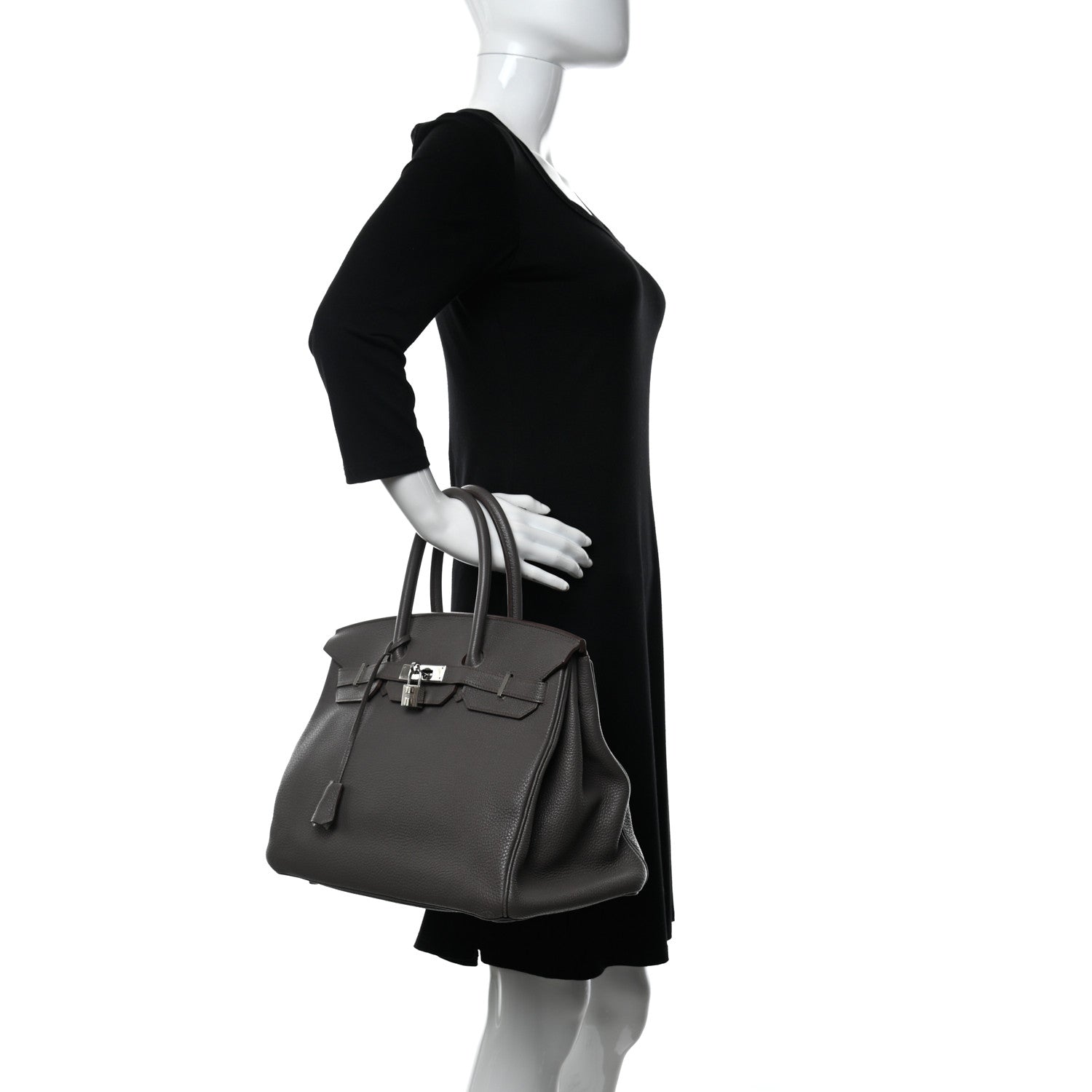 Hermes Togo Birkin 35 Etain 2 of 18