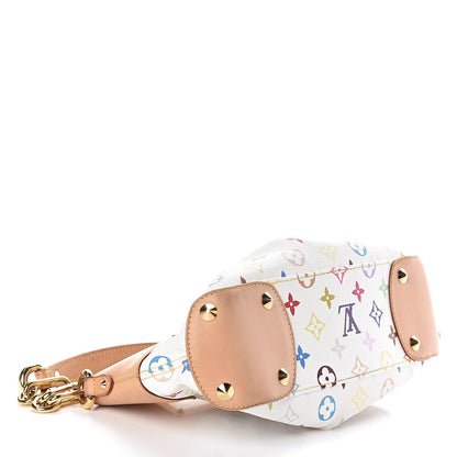 Louis Vuitton Monogram Multicolor Judy PM White 4 of 9