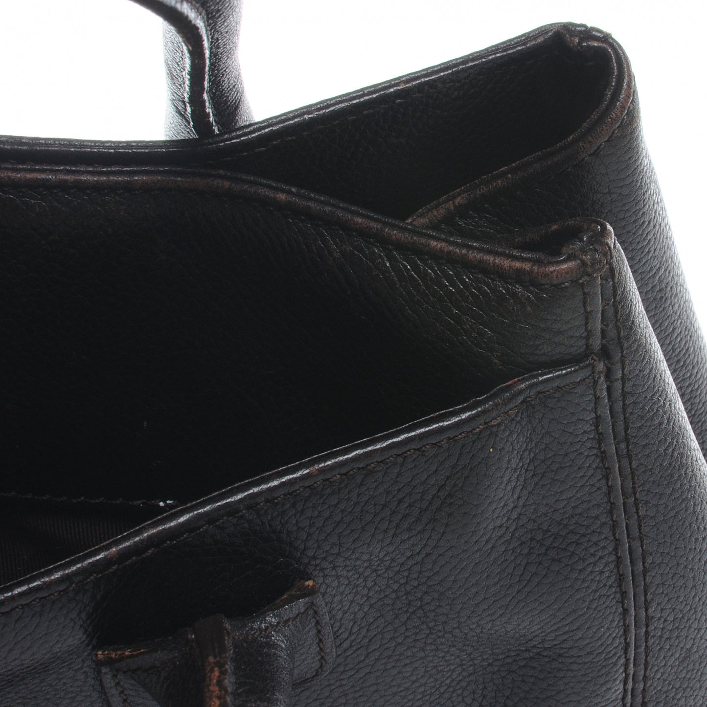 Caviar Cerf Shopper Tote Dark Brown