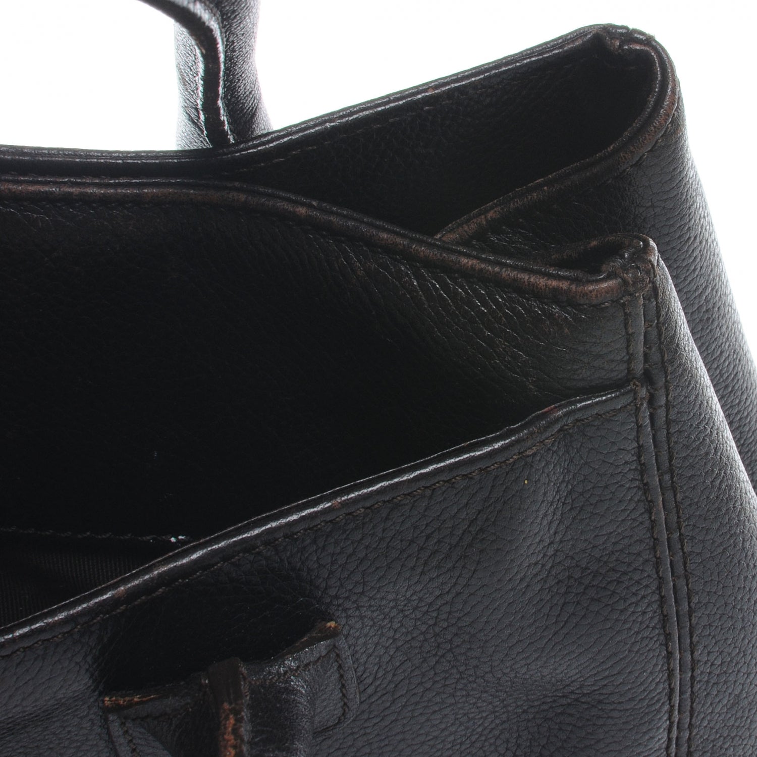 Chanel Caviar Cerf Shopper Tote Dark Brown 6 of 16