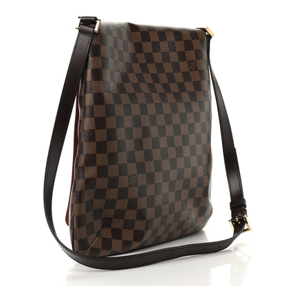 Louis Vuitton Damier Ebene Musette GM 3 of 9