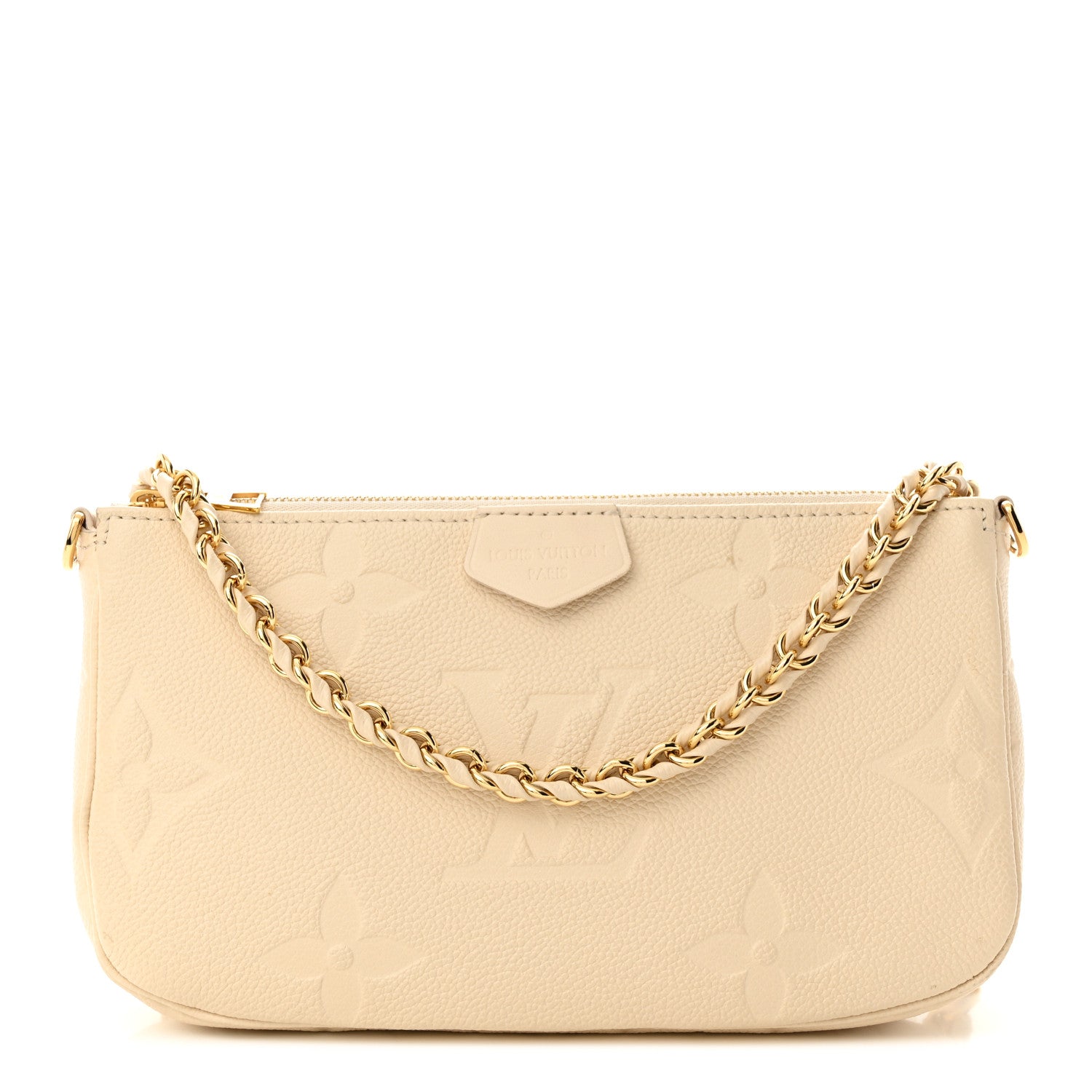 Louis Vuitton Empreinte Monogram Giant Multi Pochette Accessories Large Pochette Cream 1 of 10