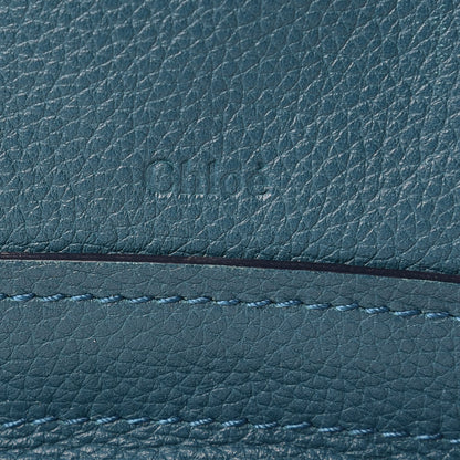 Chloe Calfskin Medium Paraty Peacock Blue 14 of 17