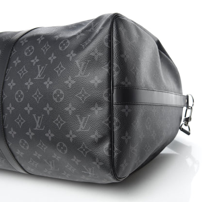 Louis Vuitton Monogram Eclipse Keepall Bandouliere 55 7 of 15