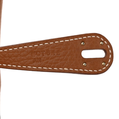 Hermes Taurillon Clemence Lindy 26 Gold 7 of 11