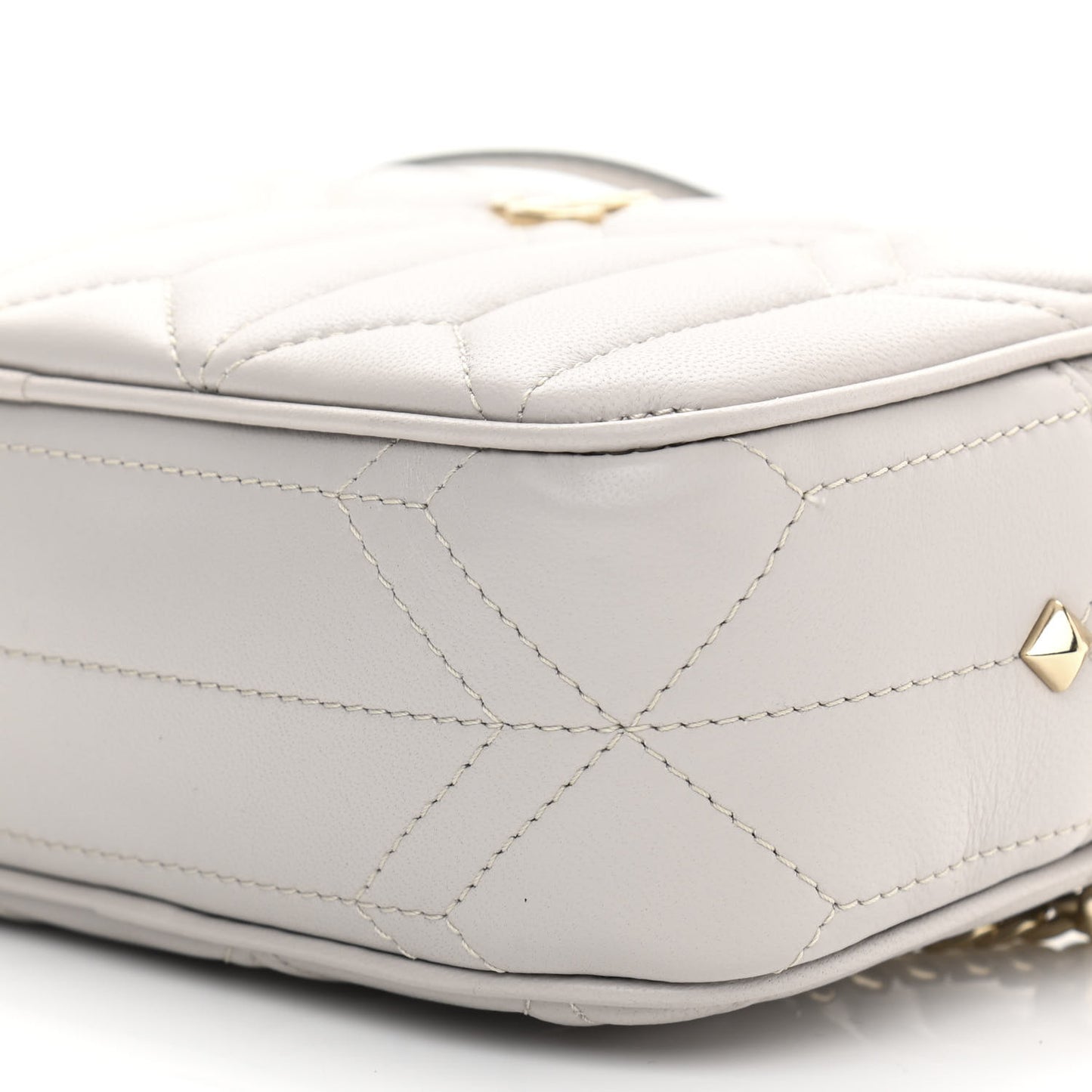 Nappa Quilted JC Camera Bag Light Mocha