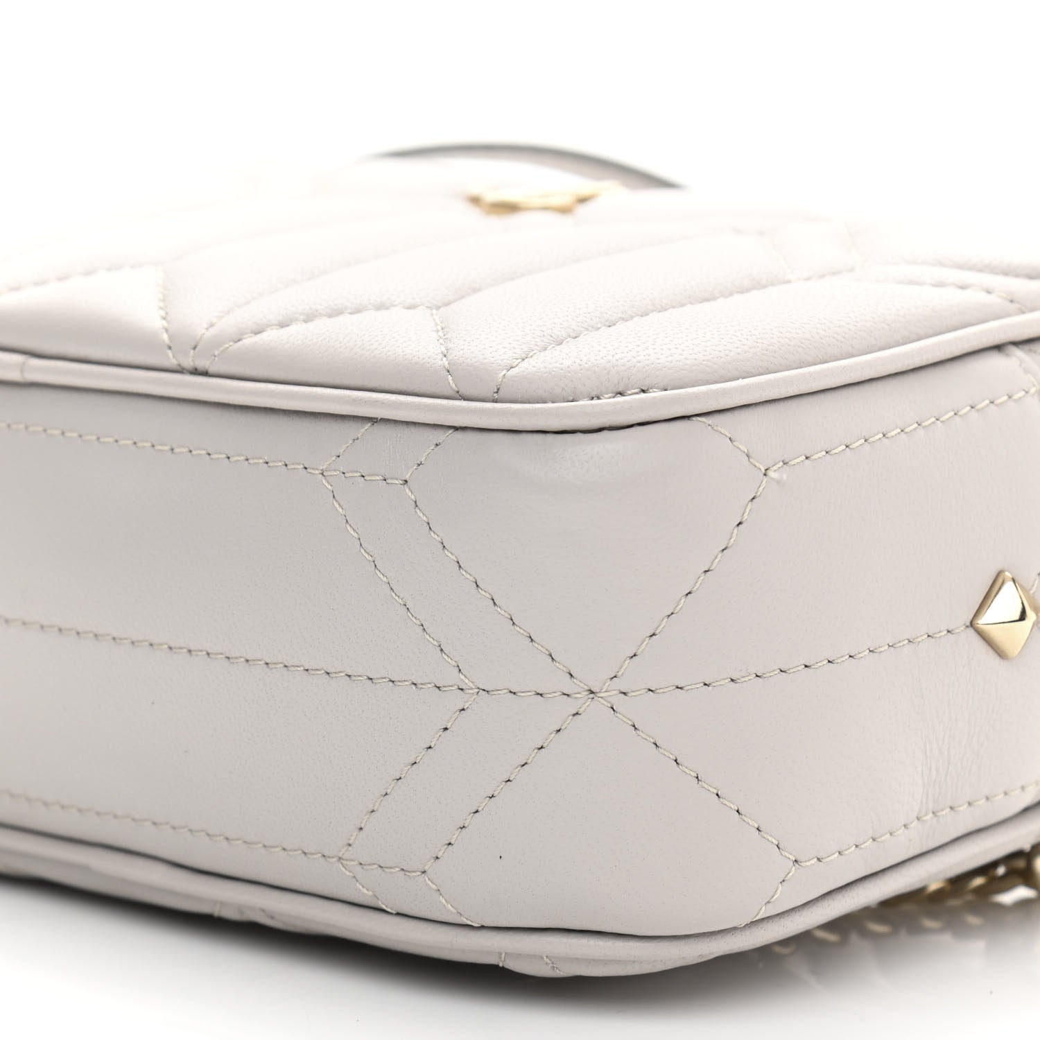 Jimmy Choo Nappa Quilted JC Camera Bag Light Mocha 10 of 10